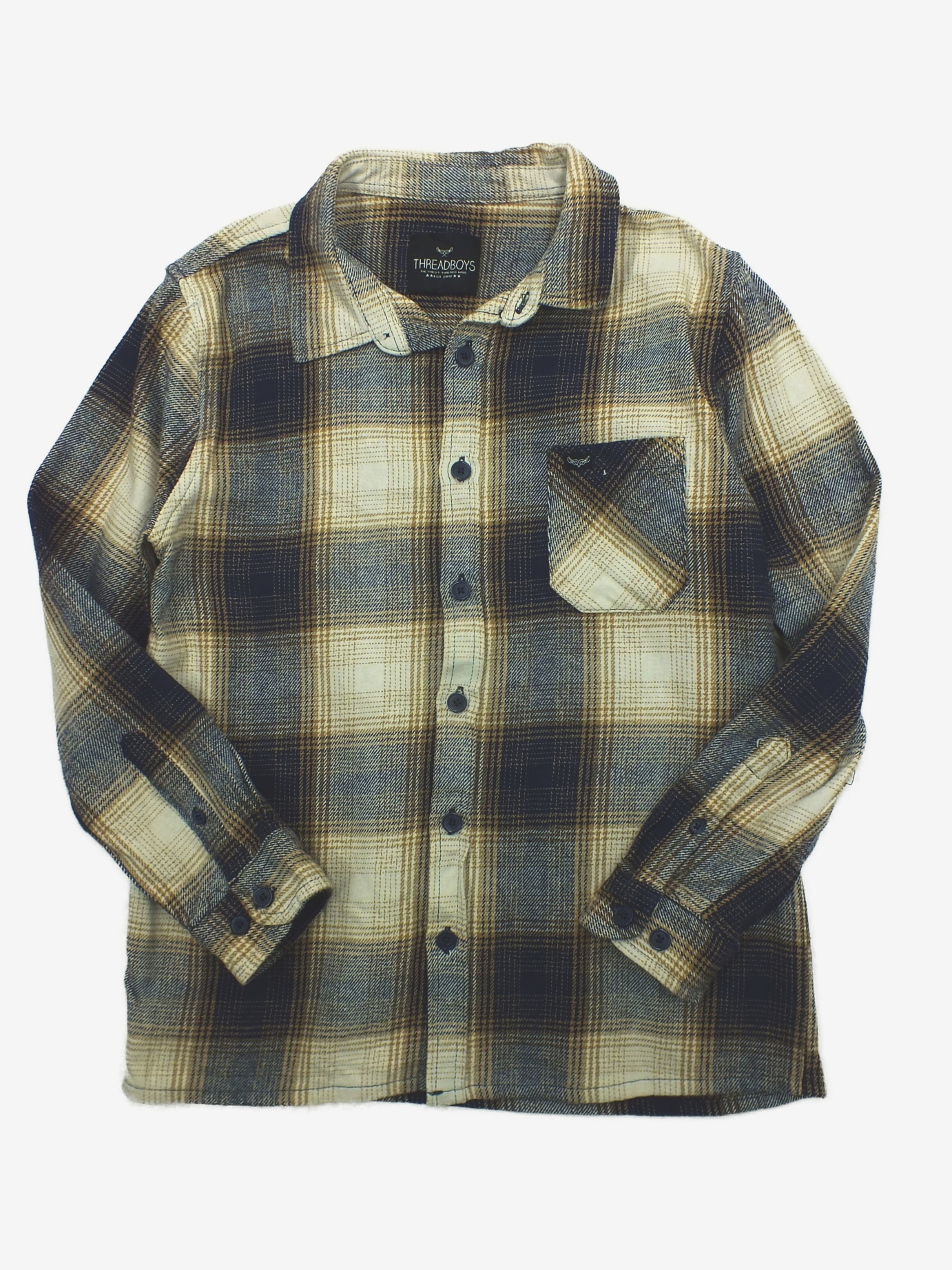 N-10428149.jpg Teplá flanelová košile Threadboys - Obrázek 1