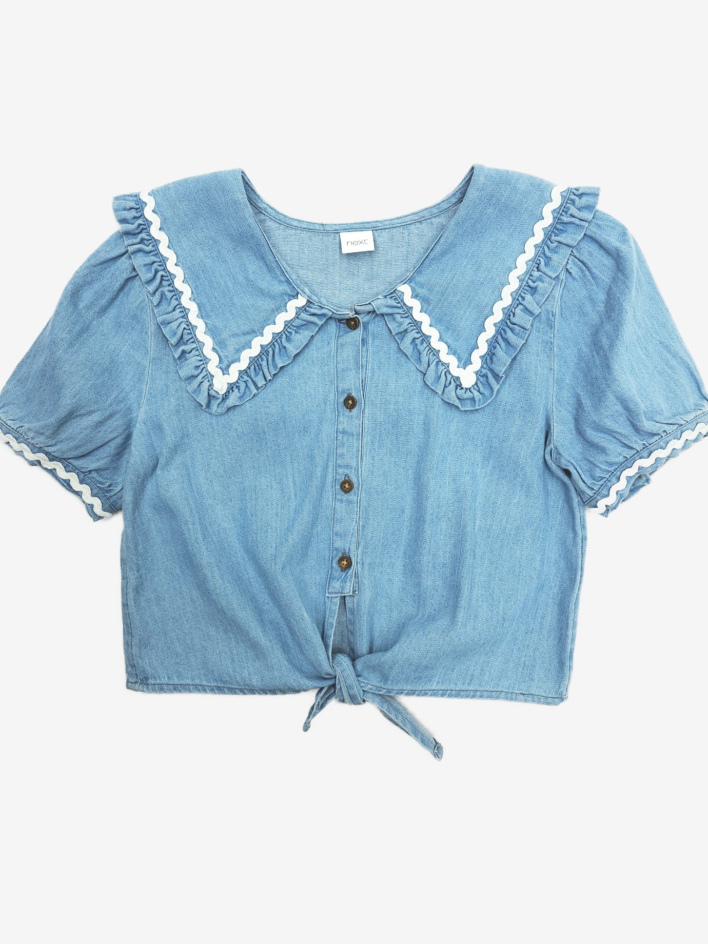 N-10428544.jpg Krátká denim košile Next - Obrázek 1