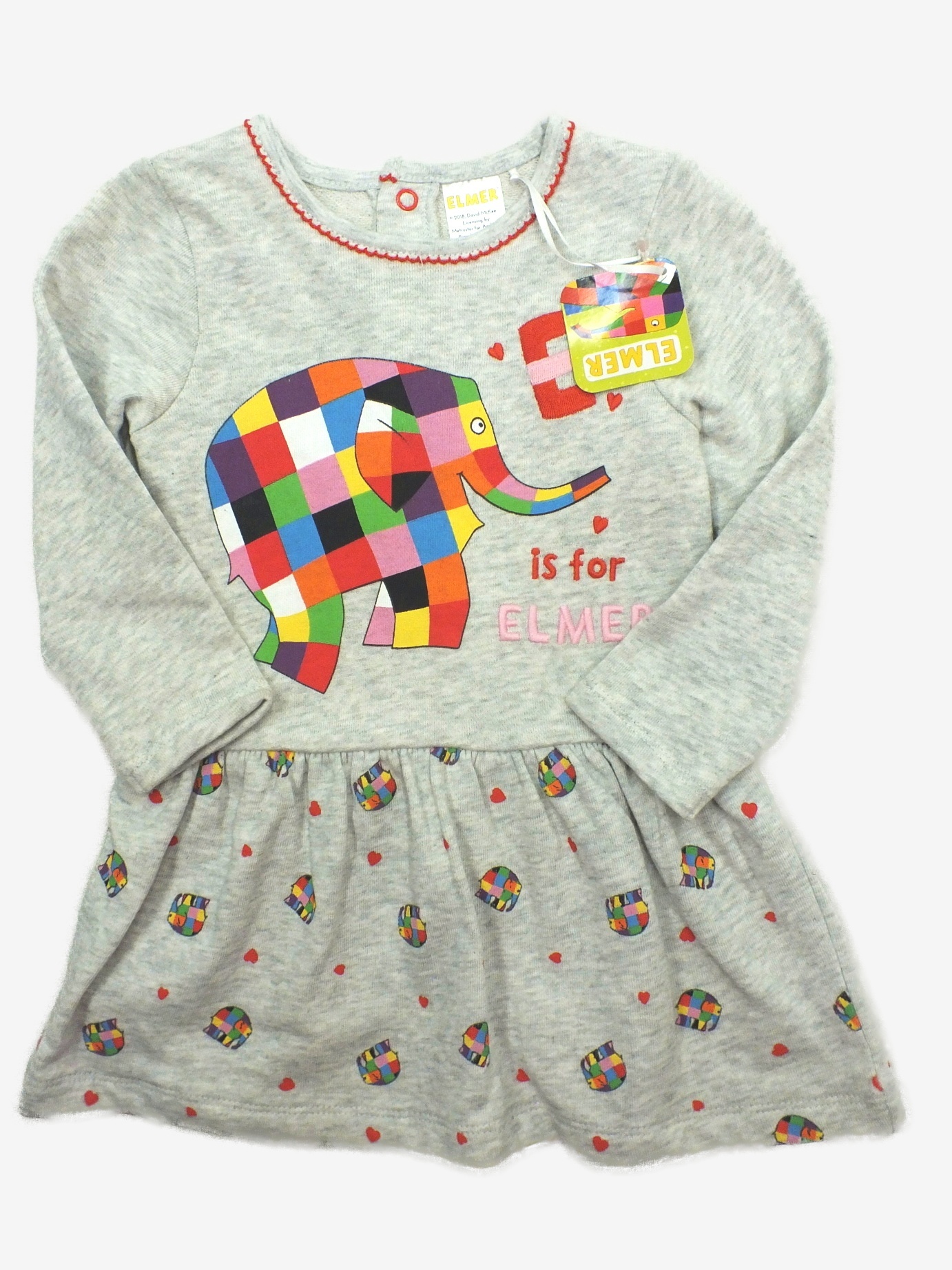 N-11666301.jpg Nové mimi mikinové šaty Elmer - Obrázek 1