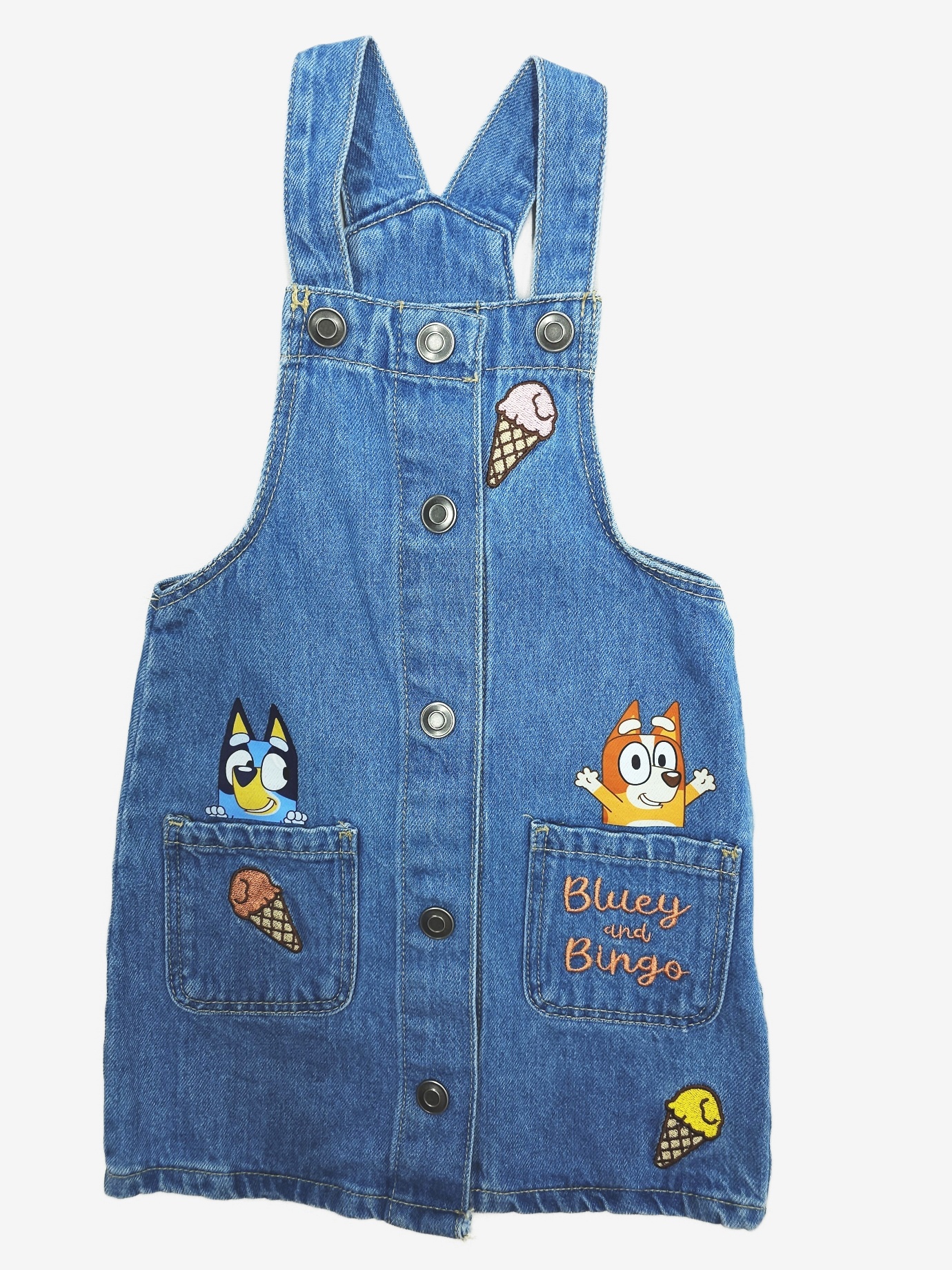 N-11666590.jpg Džínové šaty Bluey - Obrázek 1