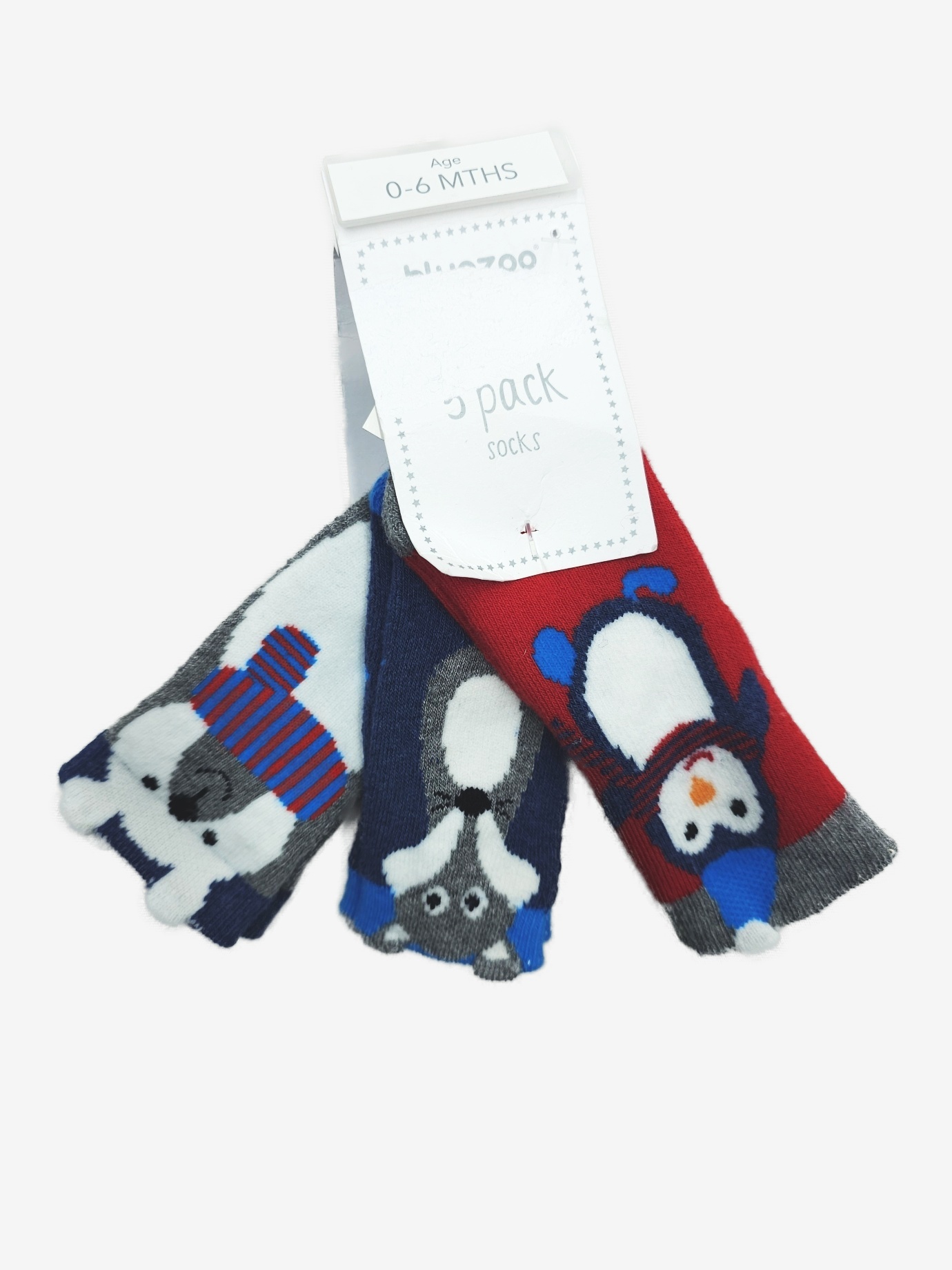 N-13009824.jpg Nové teplé ponožky Bluezoo 3 páry - Obrázek 1