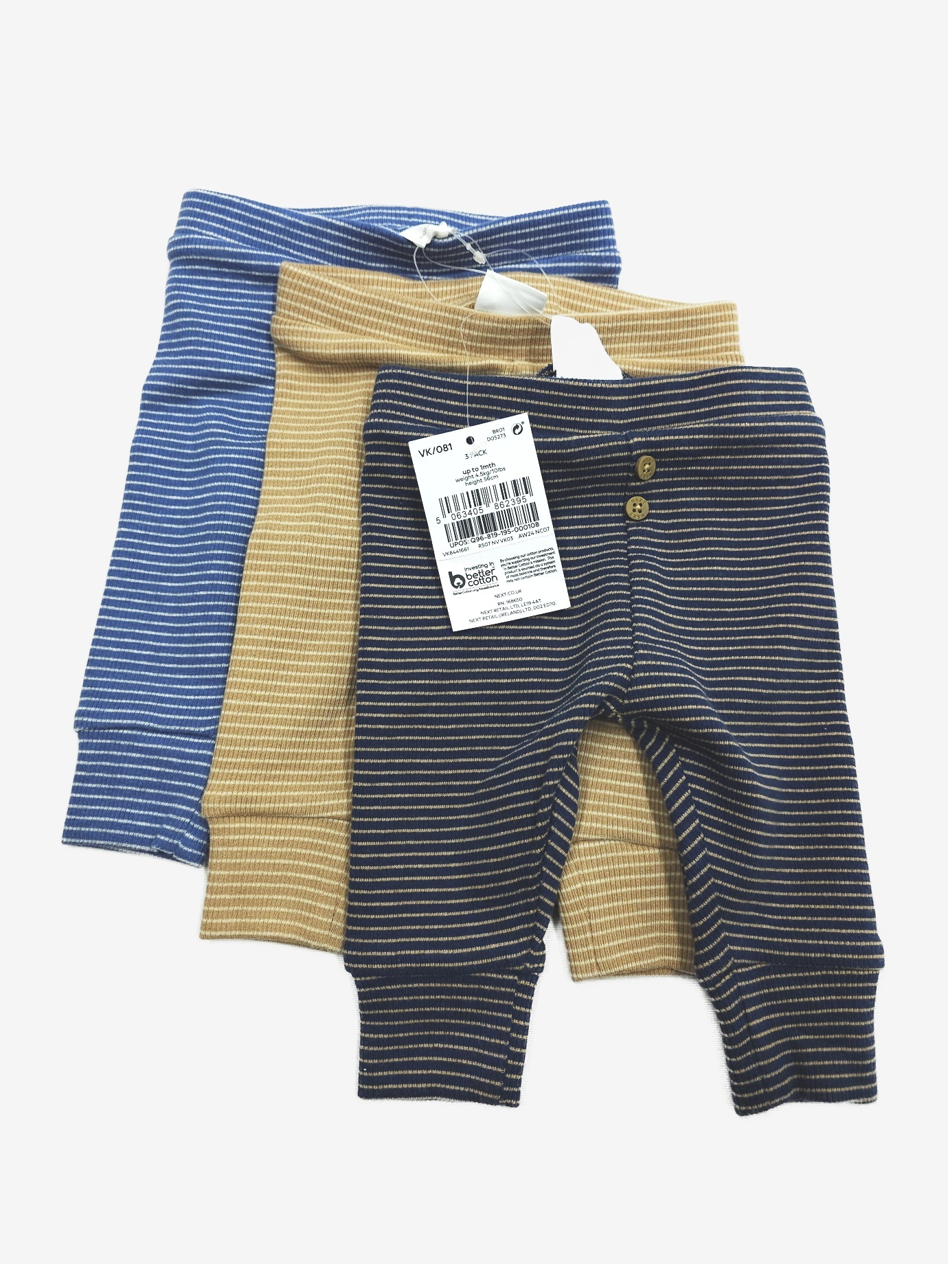 N-11370934.jpg Nový mimi set 3 tepláčků Next - Obrázek 1