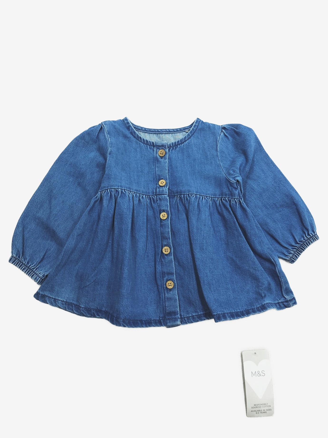 N-10429183.jpg Nová mimi denim halenka M&S - Obrázek 1