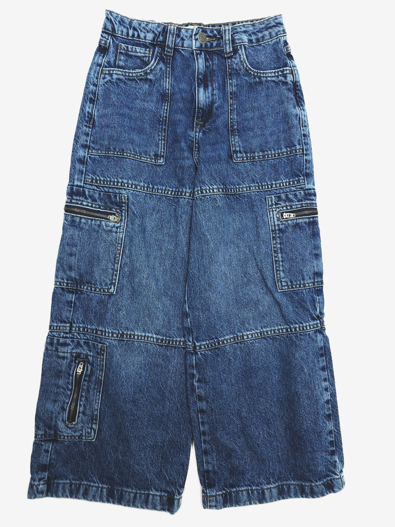 N-11246829.jpg Džínové cargo kalhoty Denim Co. - Obrázek 1
